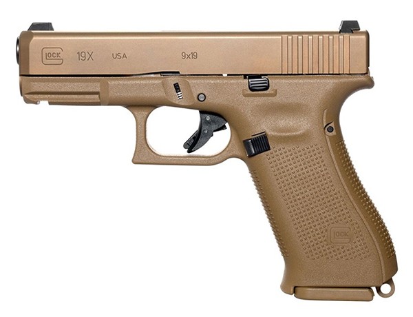 GLOCK 19X 9MM GLOCK NIGHT SIGHT FDE US 10RD UX1950701 - Taurus Savings